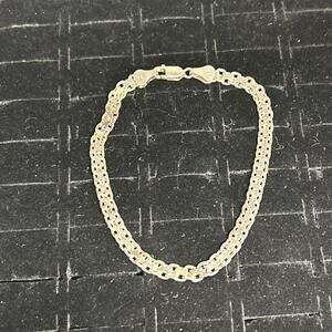 Sterling Silver - ITALY KC 5mm Bismark Chain 8" Bracelet - 7g